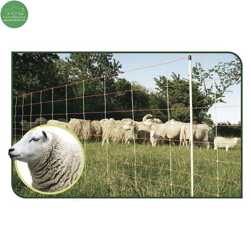 MALLA OVEJAS 50 MTS. ROJA COD. PA491