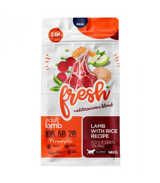 FRESH MEDITERRANEAN LAMB & RICE 14 KGS.