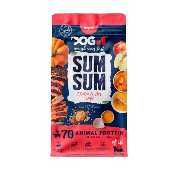 SUM SUM ORIGINAL 14 KGS. POLLO Y TERNERA