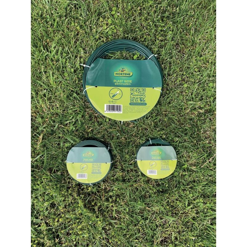 ALAMBRE PLASTIFICADO PLASTWIRE 3 MM 25 MTS. VERDE REF.172552