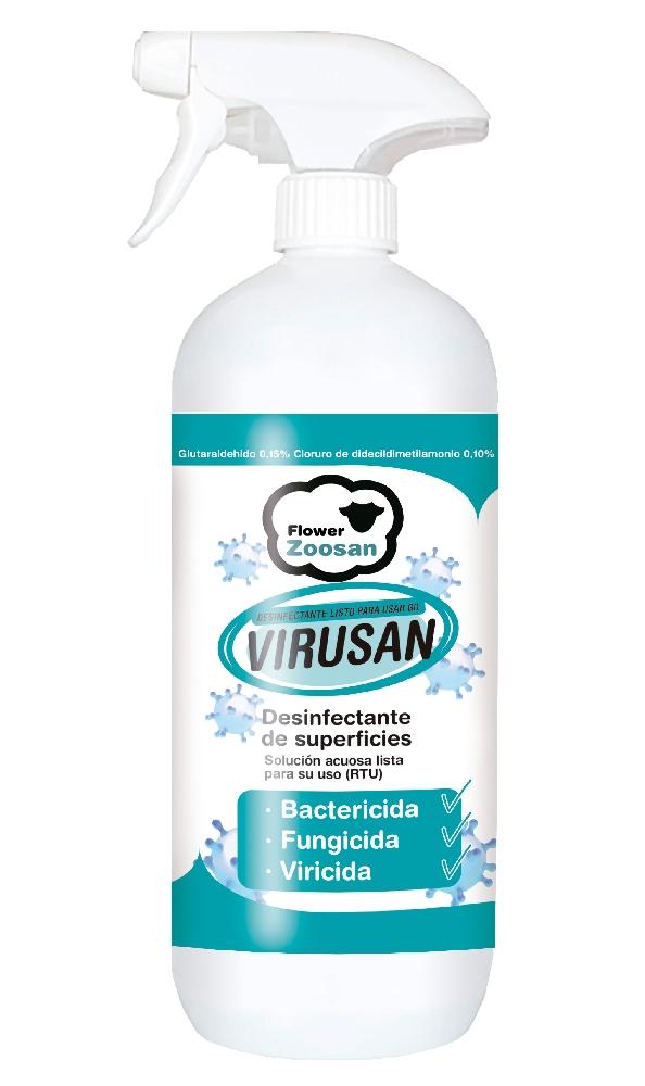 VIRUSAN DESINFECTANTE LISTO USO GLUTARALDEHIDO 0,15 % 1 LTO.