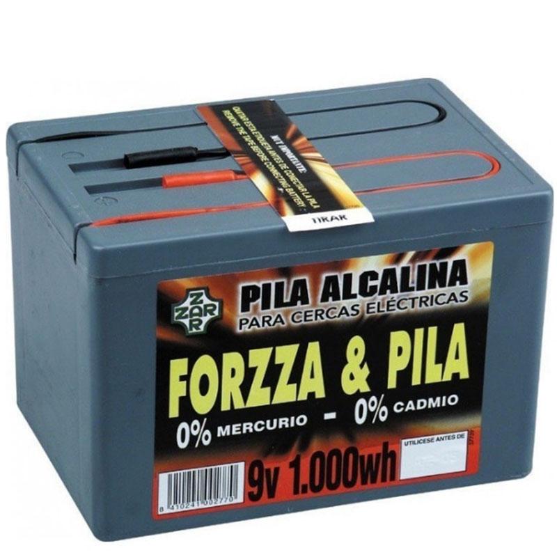 PILA FORZZA 9V. 1000Wh. ALCALINA