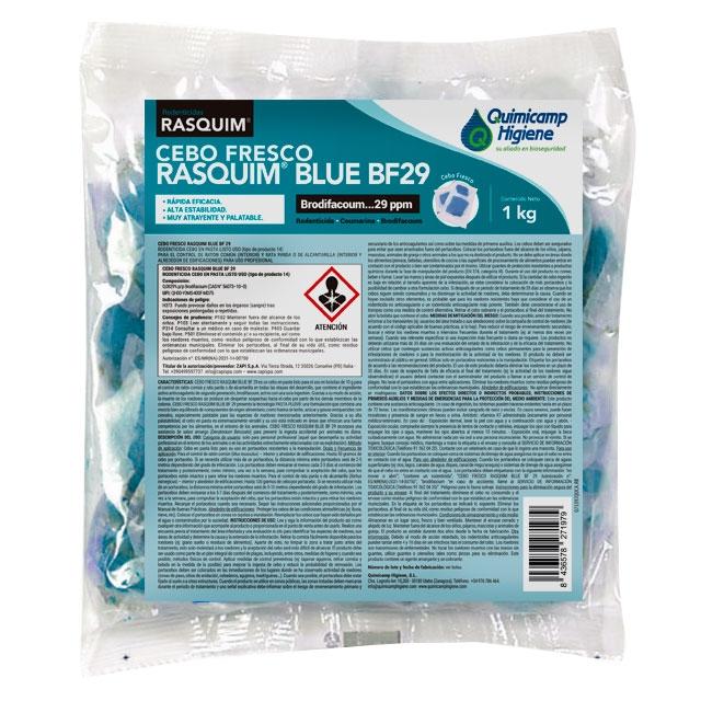 RASQUIM BLUE BF29 CEBO FRESCO 1 KG. COD. 306910