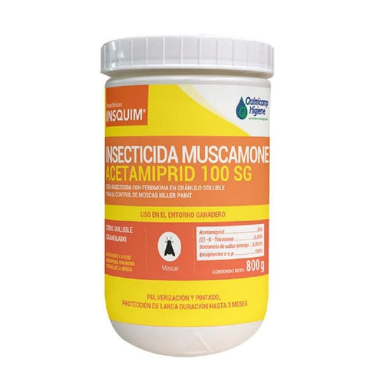INSECTICIDA MUSCAMONE ACETAMIPRID 100 SG 800 GR.