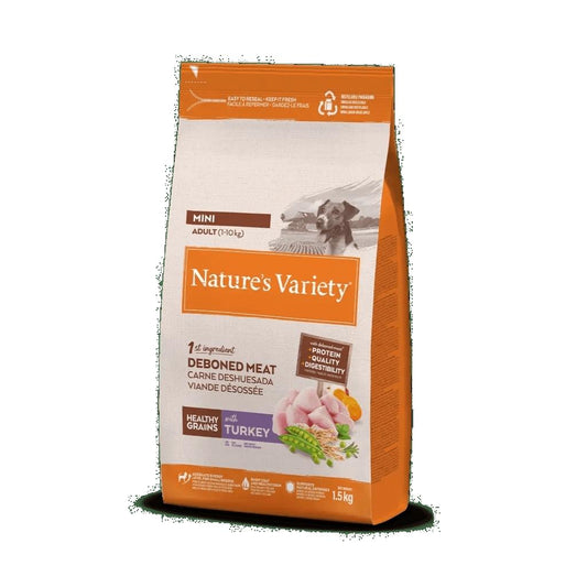 NVDOG ORIGINAL NO GRAIN MINI ADULT TURKEY 1,5 KGS.
