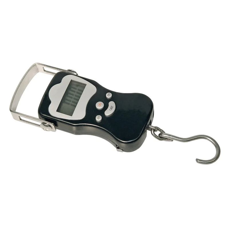 Báscula digital colgante DigiScale 50 con pantalla LCD y gancho de pesaje